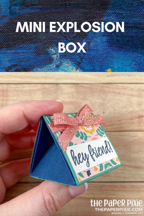 Explosion Box Diy, Box For Boyfriend, The Paper Pixie, Explosion Box Tutorial, Paper Pixie, Box Tutorial, Exploding Boxes, Box Diy, Explosion Box