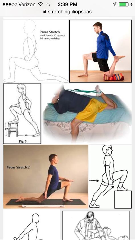 Iliopsoas and hip flexors stretch Iliopsoas Stretch, Hip Flexor Stretch, Tight Hip Flexors, Stretches For Flexibility, Psoas Muscle, Hip Flexors, Tight Hips, Utila, Hip Flexor