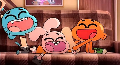 Tawog Matching Pfp Trio, Siblings Cartoon, Trio Dp, Gumball Darwin And Anais, Watterson Family, Amazing Gumball, My Pookie, Match Profile, Homemade Stickers