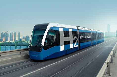 First North American hydrogen fuel passenger trains coming to California - H2 News Hydrogen Element, Fuel Energy, Green Economy, Natural Philosophy, Hydrogen Fuel, San Bernardino County, Train Sets, Eco Friendly Travel, Energy Technology