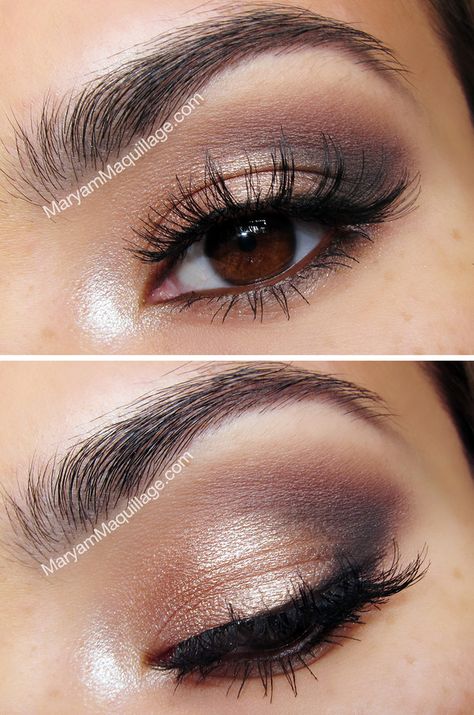 Daytime Smokey using Urban Decay Naked 2 Palette. Great lashes and brows! Bridal Lashes, Quinceanera Makeup, Wedding Makeup For Brunettes, Wedding Eyes, Mekap Mata, Wedding Eye Makeup, Wedding Makeup For Brown Eyes, Brunette Makeup, Beauty Make-up