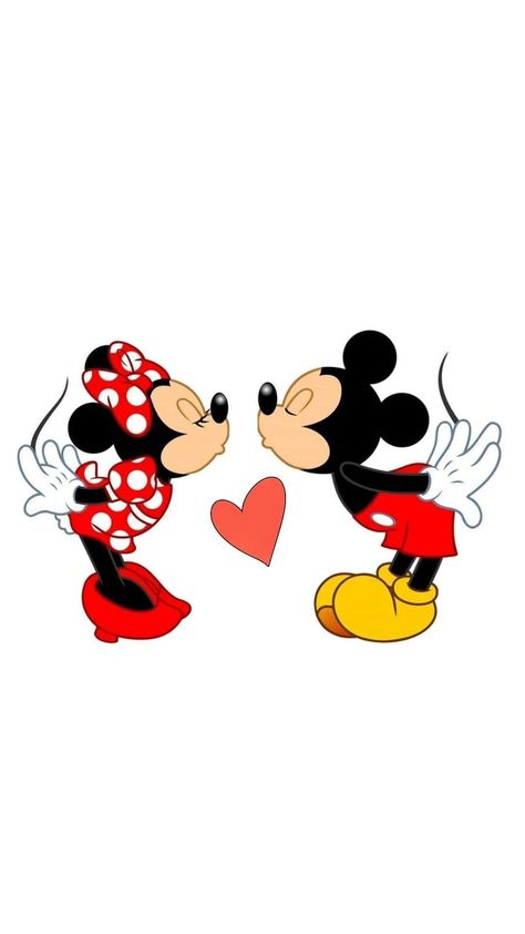 Miki Mouse, Minnie Mouse Drawing, Mickey And Minnie Kissing, Mickey And Minnie Love, Valentine Poster, Mickey Mouse Images, Mouse Silhouette, Balloon Garland Diy, Mickey Mouse Pictures