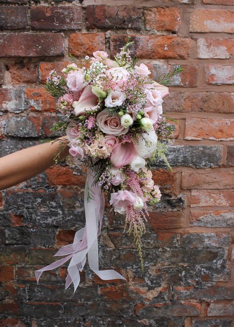 Astilbe Wedding, Astilbe Bouquet, Avalanche Rose, Faith Rose, Wedding Flower Bouquets, Church Wedding Flowers, Cascading Bridal Bouquets, Cascading Wedding Bouquets, Bridal Bouquet Pink