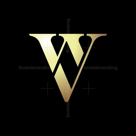 Elegant WV Logo or VW Logo for sale. The combination of the letters W and V creates a minimalist and luxurious impression. WV Logo or VW Logo Suitable for all business fields A And W Logo, Wv Logo, Vw Logo, Wine Logo, Classy Tattoos, Letter W, Elegant Logo, Wine Clubs, Premium Logo