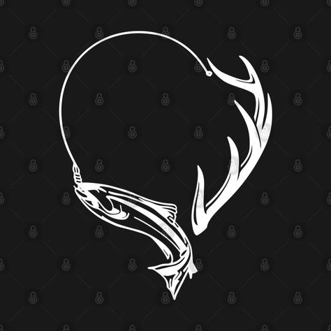 Shed Antler Tattoo, Fishing Shed, Acorn Tattoo, Vehicle Stickers, Bow Hunting Deer, Hunting Decal, Fishing Logo, Hunting Tattoos, Animal Bows