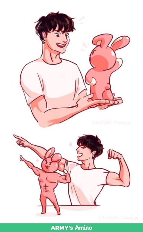 Cooky and Jungkookie the 2 bunnies Jungkook And Cooky, 2 Bunnies, Jungkook Fanart, Golden Child, Bts Drawings, Bts Chibi, Bts Fans, Kpop Fanart, Happy Saturday