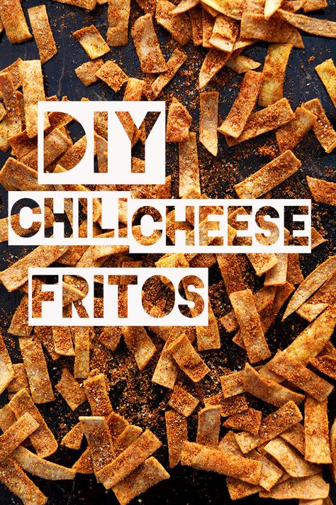 Baked Chili Cheese Fritos | minimalistbaker.com #minimalistbaker Homemade Fritos, Baked Chili, Chili Cheese Fritos, Cheese Chips, Minimalist Baker, Chili Cheese, Snack Foods, Snack Attack, Homestead Survival