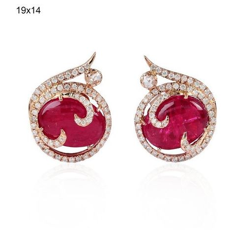 Socheec Ruby and diamond earrings ($1,244) ❤ liked on Polyvore featuring jewelry, earrings, red, ruby red jewelry, pave diamond earrings, long earrings, red earrings and red diamond jewelry Antique Ruby Ring, Ruby And Diamond Earrings, Diamond Face Shape, Buying Gold, Ruby Earrings, Diamond Stud Earrings, Ruby Diamond, Diamond Stud, Natural Ruby