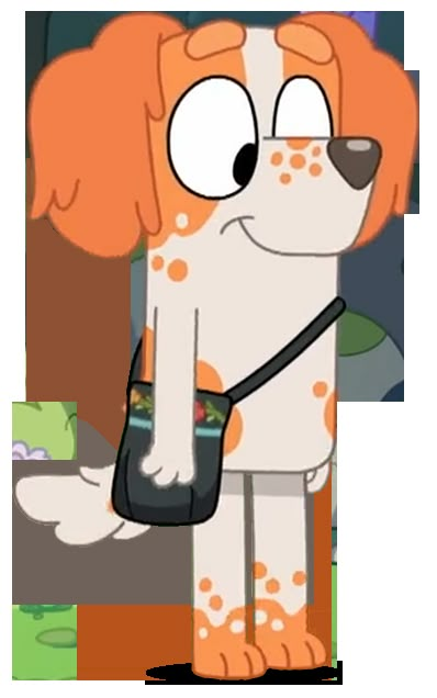 Orange Belton English Setter, Bluey Characters Adults, Rusty X Indy Bluey, Bluey Character Design, Captain And Mia Bluey, Bluey Character Base, Bluey Ocs, Bluey Oc Base, Bluey Drawings