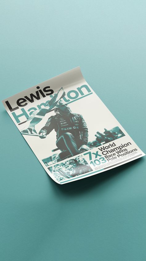 Lewis Hamilton Poster, Formula One Poster, Driver Card, Formula 1 Poster, Hamilton Poster, Lewis Hamilton Formula 1, F1 Lewis Hamilton, Design Cards, Sports Art