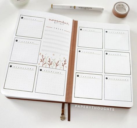 November Bujo, Bujo Supplies, Bullet Journal Minimalist, Tombow Brush Pen, Zebra Mildliner, Bullet Journal Ideas Templates, Bullet Journal Hacks, Bullet Journal Paper, Bullet Planner