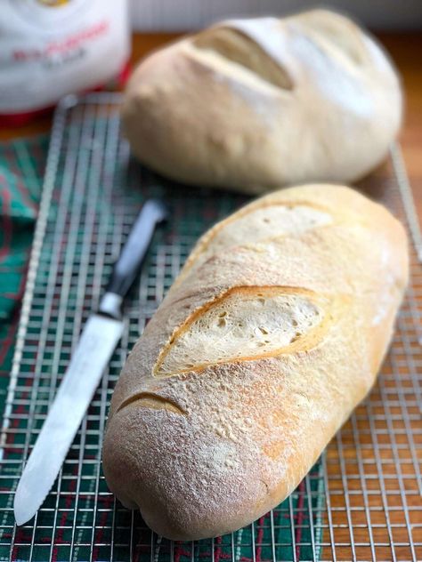 Rustic Sourdough Bread | King Arthur Flour Homemade Ciabatta Bread, Rei Arthur, Roi Arthur, Artisan Bread Recipes, Yeast Bread Recipes, Sourdough Starter Recipe, Ciabatta Bread, Sourdough Baking, Sourdough Bread Recipe