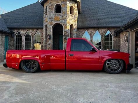 Obs Dually, Chevy Obs, Obs Truck, Bagged Trucks, Dually Trucks, Chevrolet S10, Gm Trucks, Big Wheel, Chevy Truck