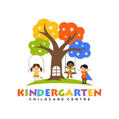 Kindergarten Logo Design, Nursery Logo Design, Kindergarten Logo, Education Logo Design, Kids Logo Design, Simple Designs To Draw, Logo Design Ideas, Education Logo, Motion Graphics Design