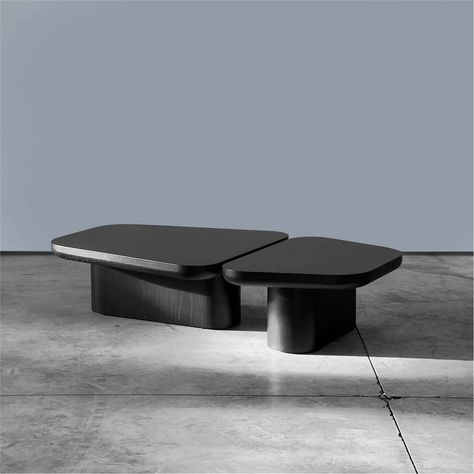 SECOLO Pangea Coffee Table. kelli Two Coffee Tables, Wood Coffe Table, Organic Table, Wood For Sale, Black Coffee Tables, Large Coffee Tables, Small Coffee Table, Coffee Table Design, Center Table