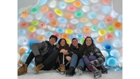 Oak Park Family Makes The COOLEST 8ft Igloo Using Dyed Water Balloons | 93.9 LITE FM Water Balloon Igloo, Balloon Igloo, Urban Habitat, Water Balloons, Oak Park, Word Families, Find A Job, First Night, Holiday Season