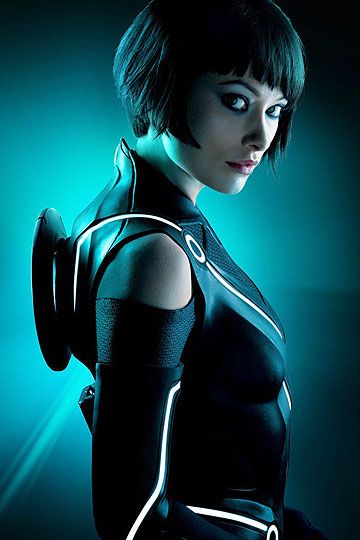 Olivia Wilde, Tron: Legacy Olivia Wilde Tron Legacy, Quorra Tron, Olivia Wilde Tron, Short Dark Bob, Dark Bob, Tron Legacy, Art Manga, Olivia Wilde, Beautiful Shorts