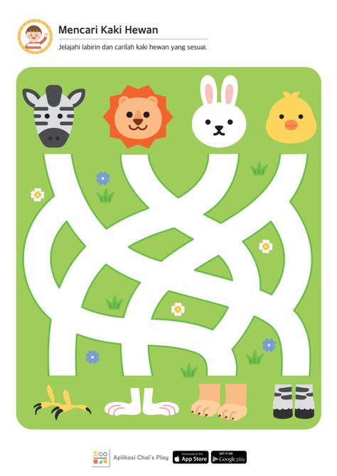 Mencari Kaki Hewan | Chai's Play Preschool Activities Printable, Animal Crafts For Kids, Animal Crafts, Art Drawings Sketches Simple, Infant Activities, Preschool Activities, Book Activities, Kids Playing, Drawing Sketches