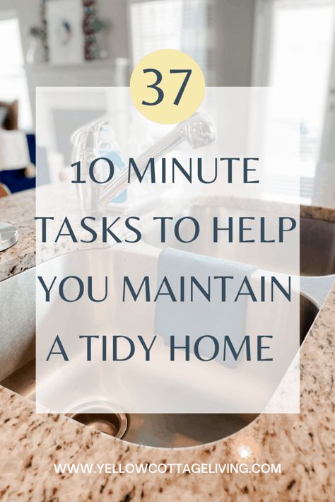 Things To Do In 10 Minutes, 15 Minute Cleaning Tasks, 5 Minute Cleaning Tasks, 6/10 Cleaning, 10 Minute Tasks, Clean House Quickly, Tidy House, Cleaning Inspiration, Cleaning Schedules