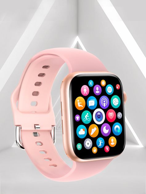 Deportivo Collar     Embellished   Relojes inteligentes y accesorios Cute Smart Watch, Cute Watches Digital, Smart Watch Aesthetic, Smart Watch With Bracelets, Smart Watch For Girls, Digital Watches Women, Smart Watch Women, Cheap Digital Sports Watch With Alarm, Cheap Adjustable Pink Digital Watch