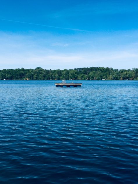 Pretty lake day Pretty Lake, Sky Day, Lake Day, Blue Lake, Fantasy Landscape, Lake, Natural Landmarks, Travel, Blue