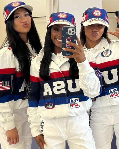 Inside Gymnastics Magazine | 🇺🇸🇺🇸🇺🇸 Team USA is decked out, geared up, and settled in to the Olympic Village at the Paris 2024 Games! Looking sharp on and off the compe… | Instagram Olympics 2024 Gymnastics, Olympics 2024, Lee Jordan, Team Usa Gymnastics, Olympic Village, Gymnastics Videos, Gymnastics Team, Usa Olympics, Usa Gymnastics