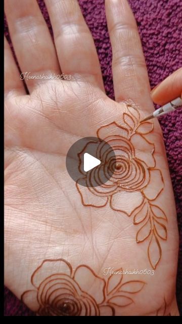 Mehndi Designs New 2024, Mehandi Designs Rose, New Mehndi Designs 2024, Mehandi Designs For Hands Unique, Mhendi Design Unique Latest, Front Hand Mehndi Design, Romantic Videos, 2 Storey House Design, Mehndi Artist