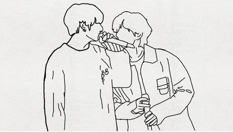 Line art
Yaoi
Bts Taekook Line Art Drawing, Taekook Lineart, Taekook Line Art, Taehyung Line Art, Jungkook Line Art, Line Art Bts, Bts Line Art, Bts Tattoos, Color Drawing Art