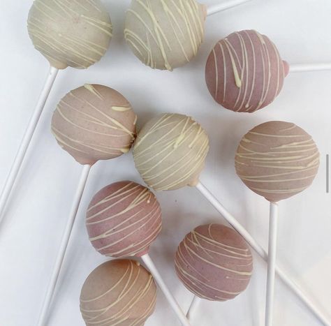 Blush Pink Cake Pops, Boho Theme Cake Pops, Mauve Cake Pops, Boho Rainbow Cakepops, Dusty Rose Cake Pops, Mauve Dessert Table, Boho Birthday Treats, Boho Themed Dessert Table, Neutral Color Cake Pops