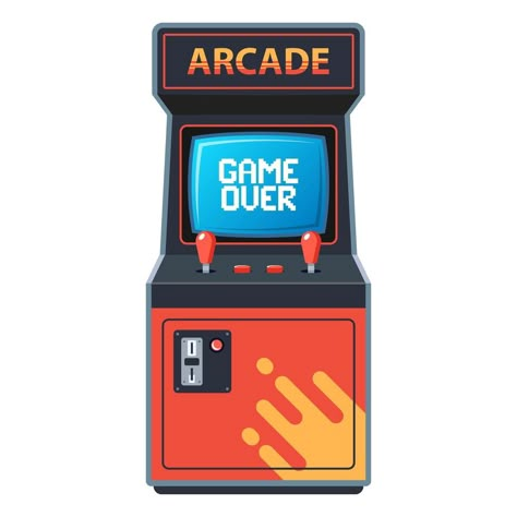 Classic Consoles, Papercut Design, Retro Arcade Machine, Background Game, Arcade Retro, Retro Arcade Games, Arcade Game Machines, Stickers Packaging, Retro Arcade