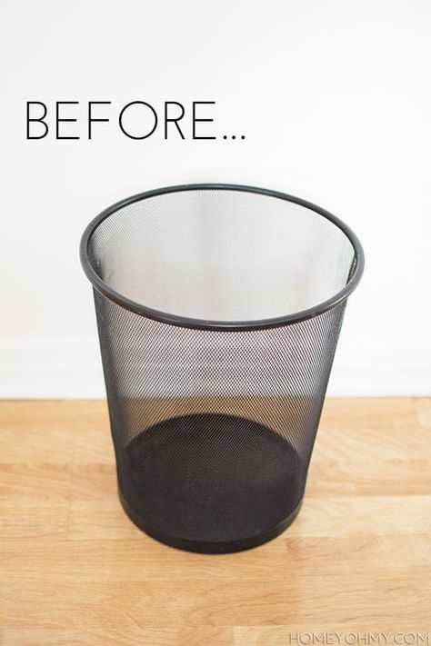 Trash Cans to Treasure: 6 Ways to Repurpose a Small Trash Can Diy Trash Can, Diy Plant Stand, Organized Mom, Room Renovation, Modern Light Fixtures, American Beauty, Hot Glue Gun, Plant Stand, Repurpose