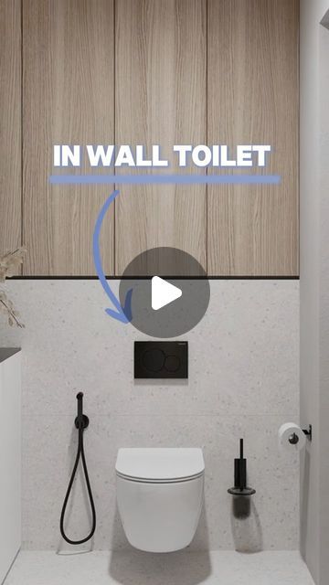 The Bathroom Guide on Instagram: "READ THIS… ⬇️

🚀P.S If you want to learn how to create your own bathroom design using our structured design workflow methods… you’ll love our FREE 8 step video lesson design mini course!

💬 Comment “Mini” to get access now!

Installing an in-wall toilet cistern is a great way to achieve a sleek, modern look in your bathroom. Here are some key considerations to keep in mind:

1️⃣ Wall Depth: Make sure your wall has enough depth to fit the cistern. Generally, you’ll need at least 90mm/3.5 inches, but be sure to check the specific requirements for your chosen model.

2️⃣ Shelf Wall: If your existing wall isn’t deep enough, you may need to build a shelf wall to house the cistern. This can impact your overall layout, so consider how it will fit into the room. Build A Shelf, Toilets Ideas, Wall Toilet, Construction Ideas, Toilet Cistern, Structured Design, Shelf Wall, Video Lessons, Guest Bathroom