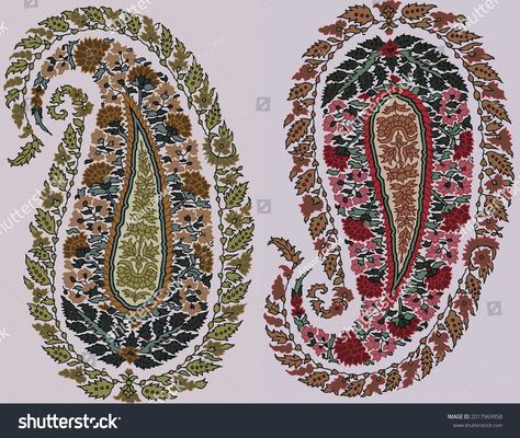 Traditional Kashmiri Shawl Design Orinting Weaving Stock Illustration 2017969958 | Shutterstock Typo Logo Design, Shawl Design, Kashmiri Shawls, Paisley Art, Textile Prints Design, Textile Pattern Design, Digital Borders Design, Shop Icon, Color Palette Generator