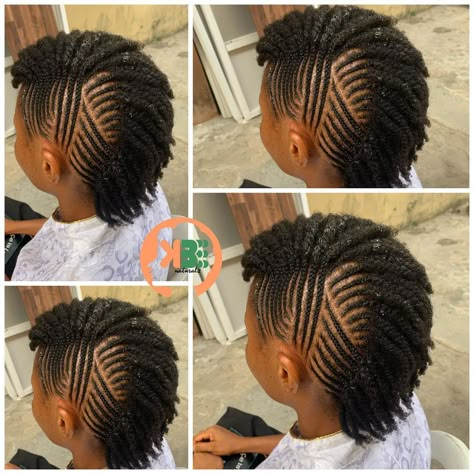 KBee Naturals on Instagram: “Promoting hair growth .⁣ .⁣ #4chair #blackgirlmagic #boxbraids #braidstyles #curls #curlyhairstyles #healthyhair #locs #melanin…” Corn Roll Styles For Natural Hair, Braids Hairstyles With Natural Hair, Haïr Style For Natural Hair, Braid And Twist Styles For Natural Hair, Natural Cornrow Hairstyles For Kids, Natural Hair Styles Cornrows, Virgin Hairstyle, Natural Twists Hairstyles, Different Natural Hairstyles