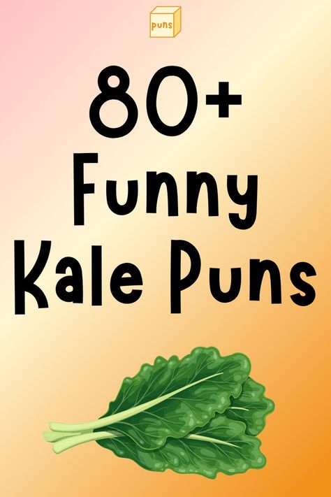 Kale is a popular vegetable for salads and smoothies. Read funny kale puns for a good laugh. Be sure to share them next time you see kale. Vegetable Puns, Puns Funny, Reading Humor, Funny Puns, Kale, Puns, To Share, Humor, Reading