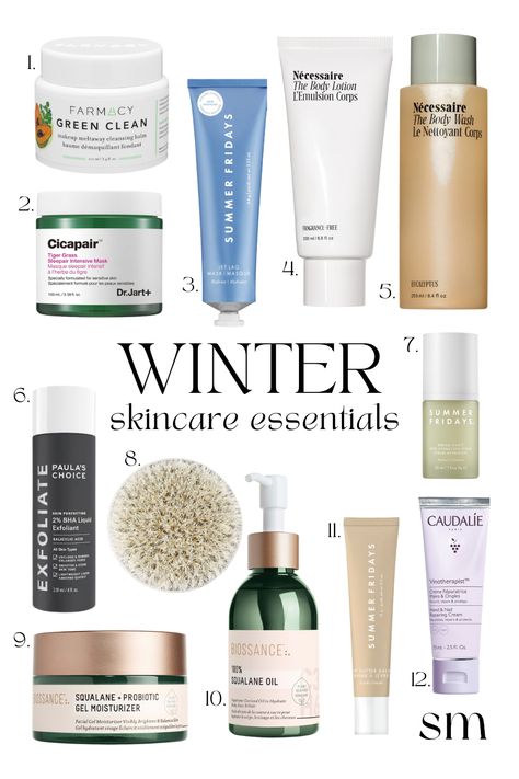 Winter Skincare Essentials • Sophie Marini #winterskincare #skincareroutine #skincare Winter Skincare Routine, Winter Skin Care Routine, Winter Skincare, Skincare Essentials, Winter Skin Care, Glowy Skin, Green Cleaning, Skin Care Essentials, Self Improvement Tips