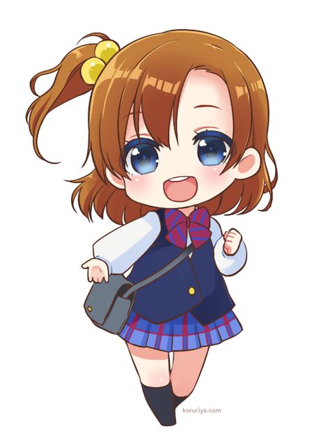 No larger size available Honoka Kosaka, Honoka Kousaka, Dibujos Anime Chibi, Anime Bebe, Chibi Sketch, Chibi Anime Kawaii, Chibi Girl, Chibi Characters