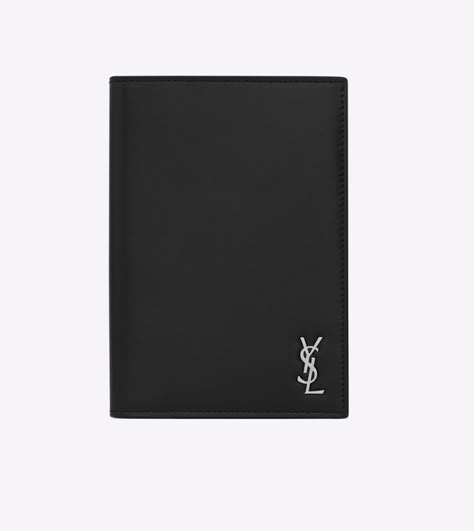 Saint Laurent - Tiny Cassandre passport case in matte leather $425 Virtual Wishlist, Vs Bag, Passport Case, Dressing Room, Saint Laurent, Card Holder, Wallet, Leather, Quick Saves