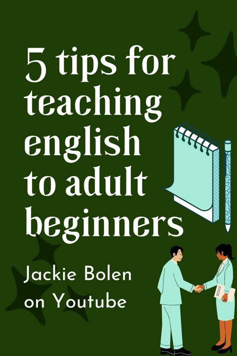 Do you need help with planning ESL lessons for adult students? Look no further, because this video has 5 tips for teaching a successful class to adult English learners. tags: tips for teaching english to adults, teaching esl to adults lesson plans, free esl lessons for adults, esl adults lesson plans, tefl lesson plan, esl lessons for adults, Teaching English To Adults Lesson Plans, Teaching English As A Second Language Lesson Plans, Esl Lesson Plans For Beginners Adults, Teaching English For Beginners, Tefl Lesson Plan, Esl For Adults, English Teaching Ideas, Teaching English To Adults, Esl Adults