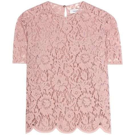 Valentino Lace Top (6.400 BRL) ❤ liked on Polyvore featuring tops, pink, lacy tops, lace top, pink lace top and pink top Lace Shirt Outfit, Pink Lace Shirt, Valentino Blouse, Pink Shirt Outfit, Short Sleeve Lace Blouse, Valentino Shirt, Pink Lace Top, Pink Lace Blouse, Pink Lace Tops