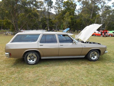 This is a 1978 Holden HZ Premier V8 wagon that was on display at the show. Taken at Halls Gap Show N Shine, Victoria in 2015. Holden Premier, Holden Wagon, Australian Cars, Rat Rod, Wagons, On Display, Gap, Cars