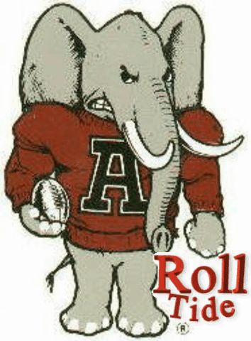 Alabama Crimson Tide  Roll Tide!  via GIPHY Alabama Designs, Tide Meme, Roll Tide Funny, Alabama Football Logo, Alabama Mascot, Ideas Painting Canvas, Alabama Tattoos, Alabama Football Quotes, Alabama Vs Auburn