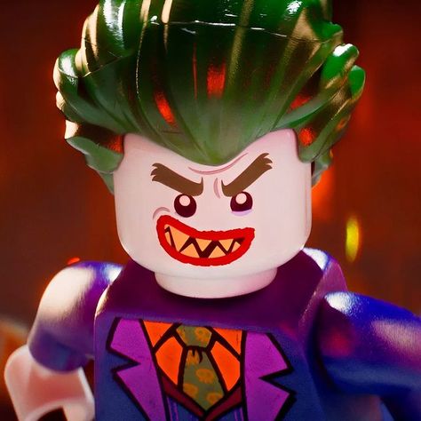 Lego Batman Movie Pfp, Joker Lego Batman, Disney Movie Villains, Movie Pfp, Lego Batman 3, The Lego Batman Movie, Movie Villains, Hollow Point, Lego Batman Movie