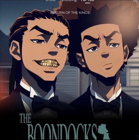 The Boondocks Cartoon, Boondocks Drawings, 2024 Wallpaper, Dope Cartoons, Black Anime Guy, Image Swag, Black Cartoon Characters, Swag Cartoon, Cool Wallpapers For Phones