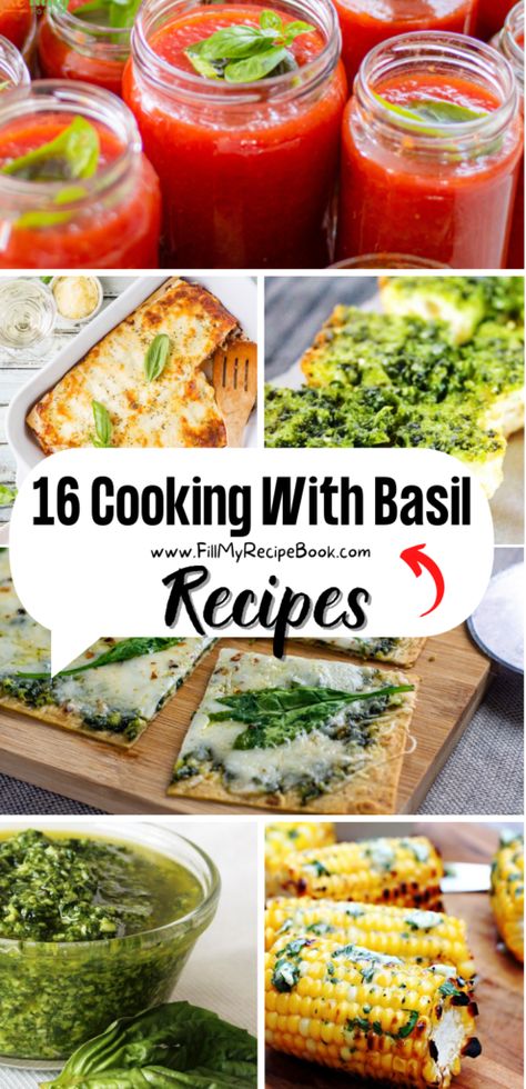 Leftover Basil Recipes, What To Do With Basil Leaves, Herb Appetizer Recipes, Salsa With Basil, Cooking With Basil Leaves, Extra Basil What To Do With, Ways To Use Fresh Parsley, What To Make With Basil Leaves, Fresh Basil Recipes Chicken