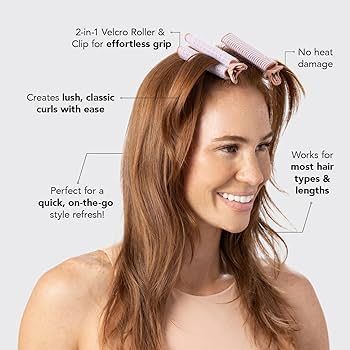 Kitsch Instant Hair Volumizing Clips for Women - Hair Roller Clips with Velcro Roller & Clip for Hair Volume & Curl | Easy to Use Root Clips for Hair Root Lift of All Hair Type | Curl Clips, 2 Pcs : Amazon.ca: Beauty & Personal Care Hair Roller Clips, Volumizing Hair, Volume Curls, Hair Oil Serum, Hair Clips For Women, Air Dry Hair, Hair Rollers, Roots Hair, Volume Hair