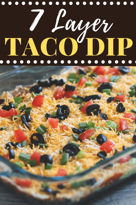 Seven Layer Taco Dip Recipes, Taco Party Recipes, 7 Layer Dip Without Guacamole, 7layer Taco Dip, 7 Layer Dip With Ground Beef, 7 Layer Taco Dip Easy, Taco Layer Dip, Taco Dip With Ground Beef, Dip With Ground Beef