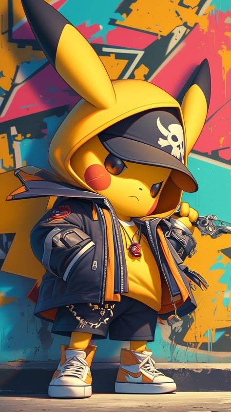 Graffiti sword master Pikachu made by Silverbloom Pokemon Wallpaper, Pokemon Pikachu, Cool Cartoon Drawings, Pikachu Drawing, Pikachu Pikachu, Ganesh Art Paintings, Lucky Wallpaper, Image Spiderman, Pikachu Art