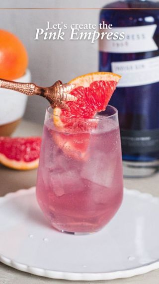 Our 5 Go-To Summer Cocktails - Empress 1908 Gin Empress Gin Cocktail, Martini Flavors, Empress Gin, Empress 1908 Gin, Gin Cocktail Recipes, Grapefruit Soda, Gin Drinks, Cocktails Recipes, Gin Cocktail