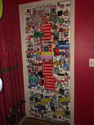 Where To Put Stickers, Drum Set Music, Notecard Holder, Desk Flowers, Subway Sign, Pogo Stick, Guitar Stickers, Computer Tower, Sticker Bomb